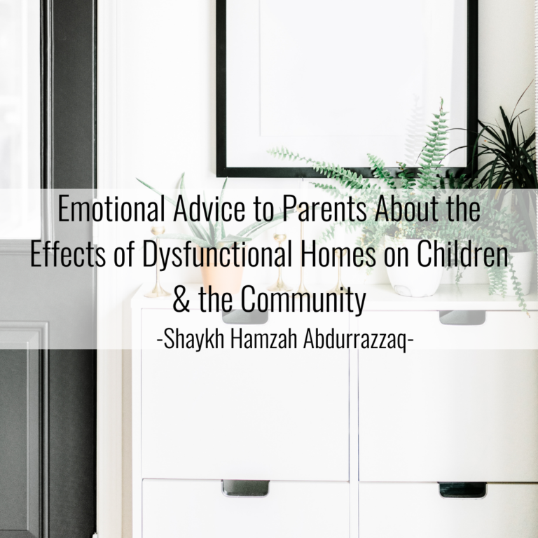 Effects of Dysfunctional Homes on Children & the Community